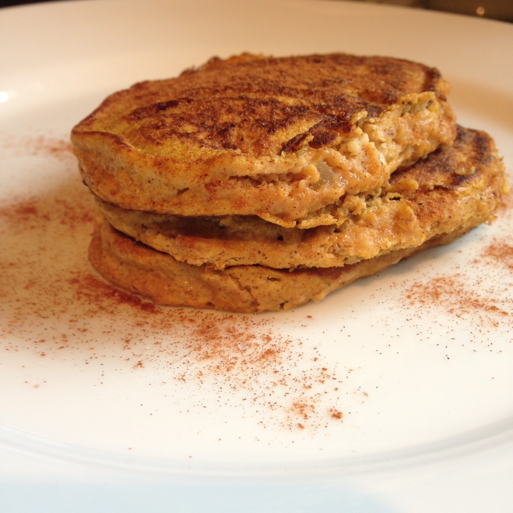 Flax Pumpkin Pancakes