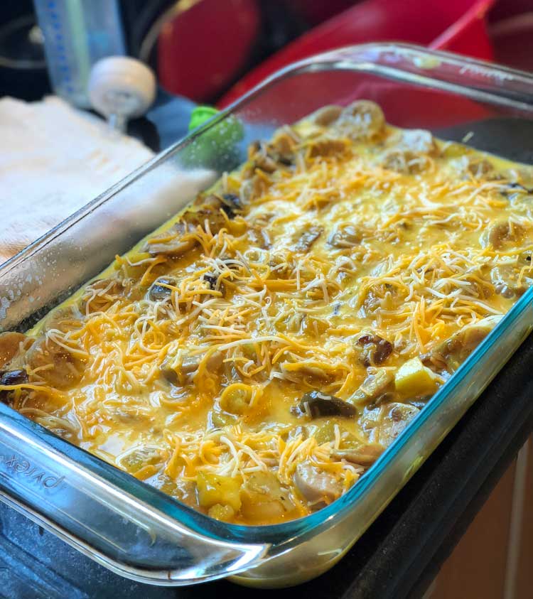 Chicken Apple Sausage Potato Egg Casserole