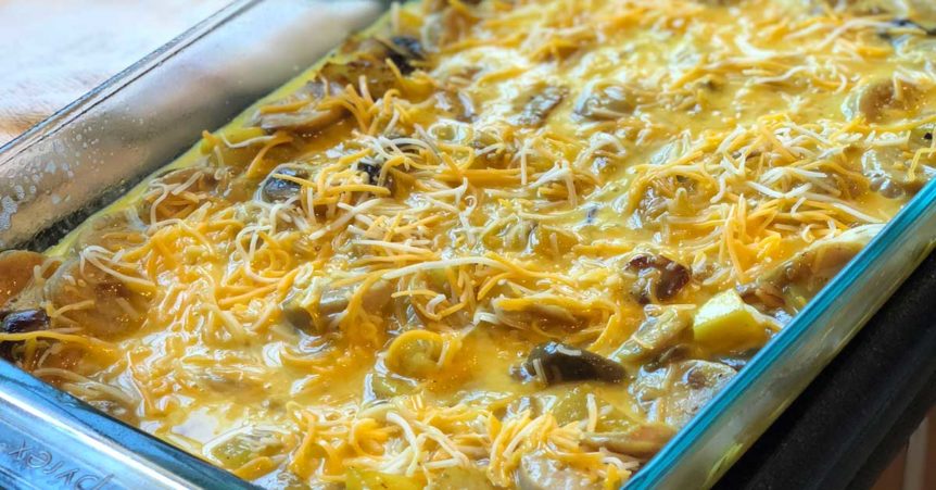 Chicken Apple Sausage Potato Egg Casserole