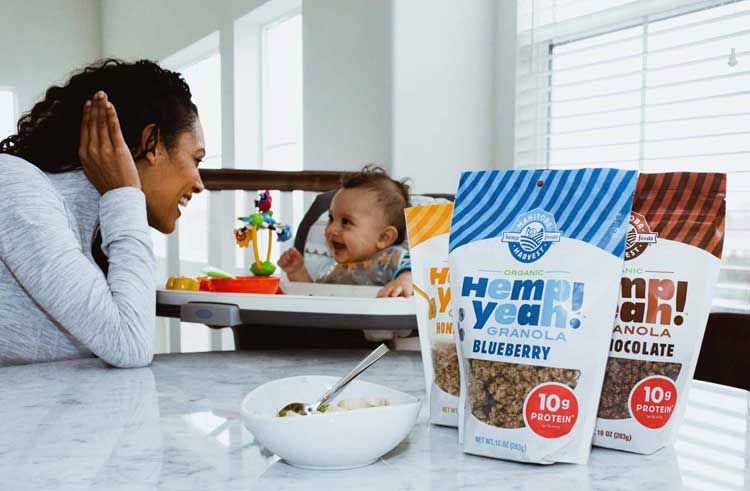 My Motherhood Morning Ritual With Manitoba Harvest Hemp Yea! Granola blog post TWF